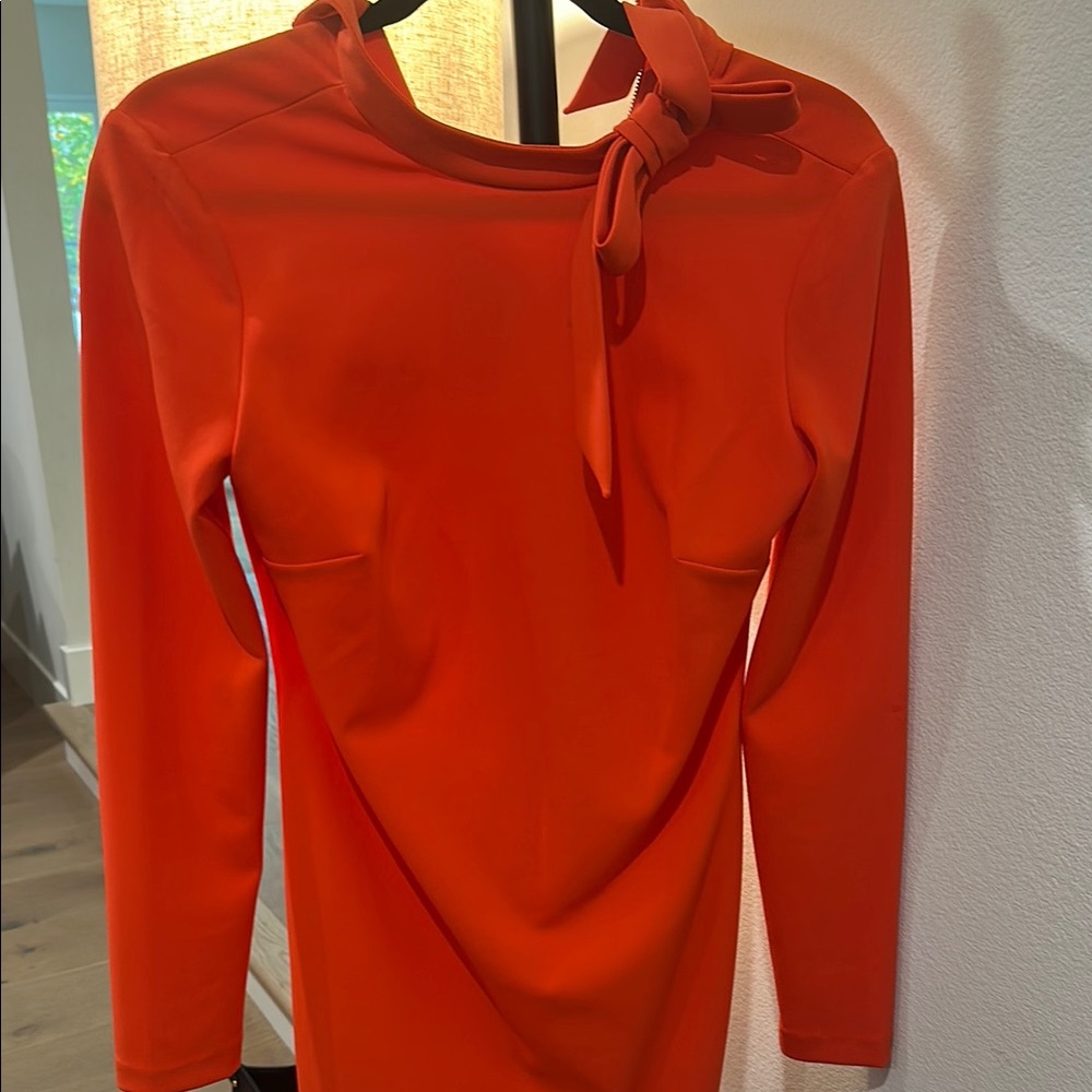 Elegant Orange Dress